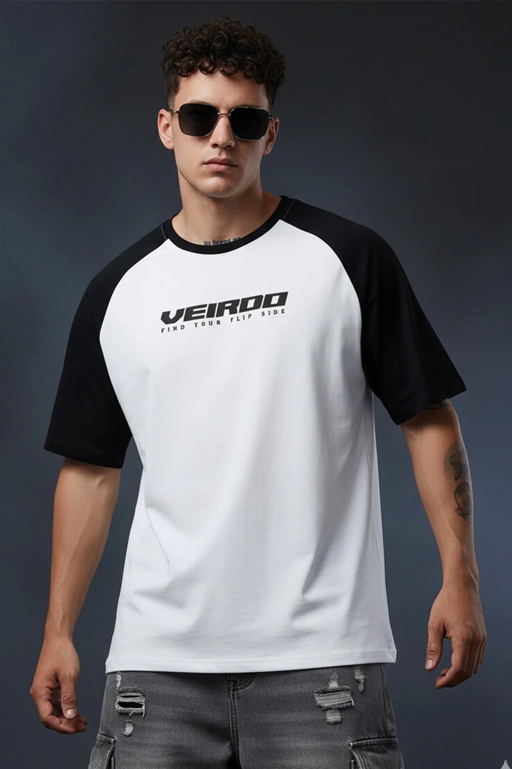 Phobia Swanwhite Oversized Graphic Printed T-shirt